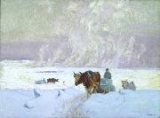 Maurice Galbraith Cullen The Ice Harvest oil on canvas